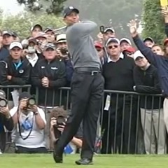 Tiger Woods’ follow-through, balanced finish, weight on left heel